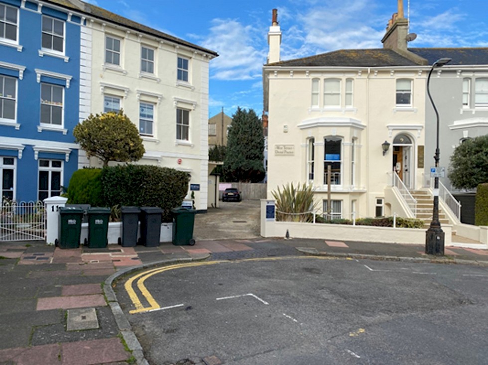 Car Parking Spaces 4 and 10, Rear of 10 West Terrace, Eastbourne - Now Let